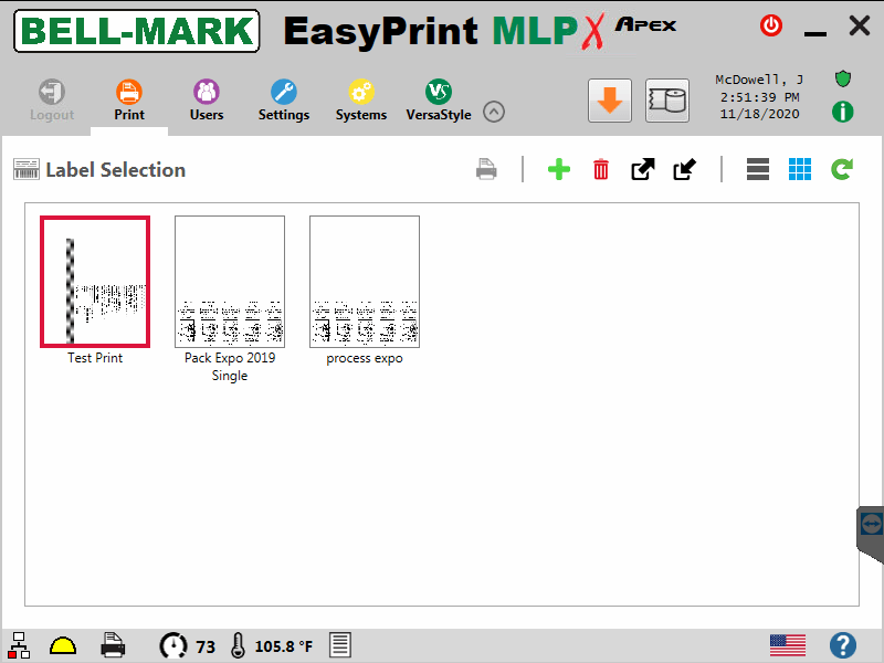 EasyPrint MLP Apex Screen