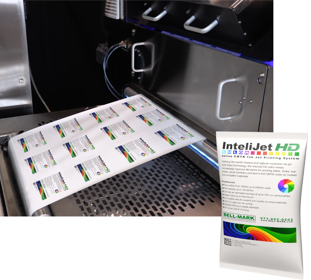 InteliJet HD 3S - Web Exit with Printed Package