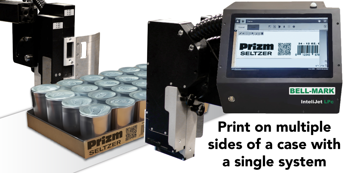 InteliJet LPc printing on multiple sides at once